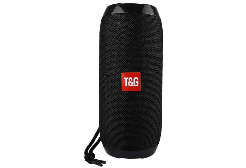 RWEUOQ Portabler Bluetooth-Lautsprecher Schwarz Bluetooth-Lautsprecher (wasserdicht und staubdicht 6-Std.-Akku, Stereo-Sound) von RWEUOQ