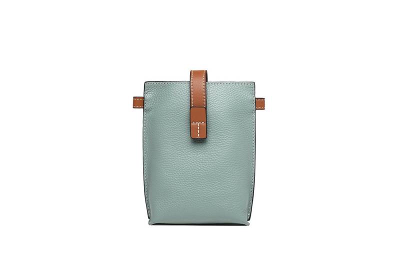 RWEUOQ Smartphone-Hülle Handyfach Handytasche Damen Schultertasche Blau, Kleine Handy Umhängetasche Tasche Geldbörse von RWEUOQ