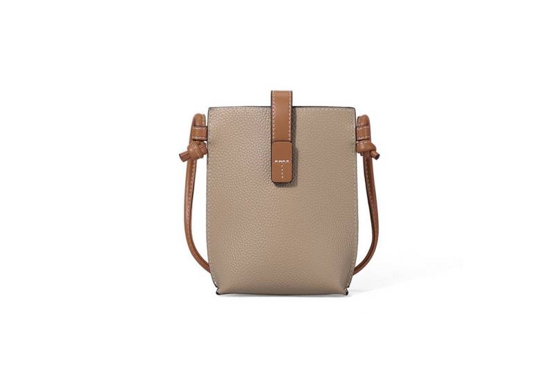 RWEUOQ Smartphone-Hülle Handyfach Handytasche Damen Schultertasche Khaki, Kleine Handy Umhängetasche Tasche Geldbörse von RWEUOQ