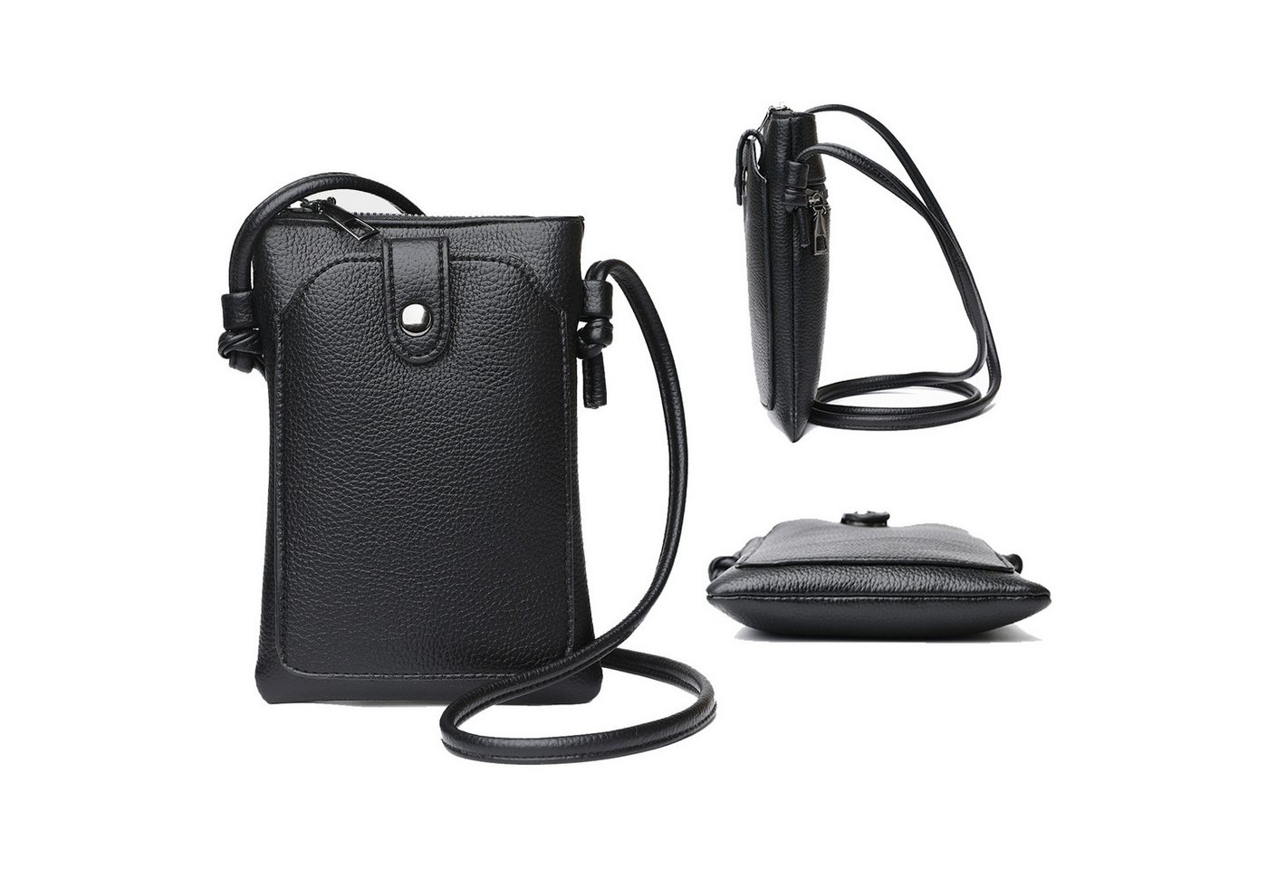 RWEUOQ Smartphone-Hülle Handyfach Handytasche Handygeldbörse Schwarz, Schultertasche Kleine Handy Umhängetasche Tasche Geldbörse Minibag RWEUOQ Smartphone-Hülle Handyfach Handytasche Handygeldbörse Schwarz, Schultertasche Kleine Handy Umhängetasche Tasche Geldbörse Minibag von RWEUOQ