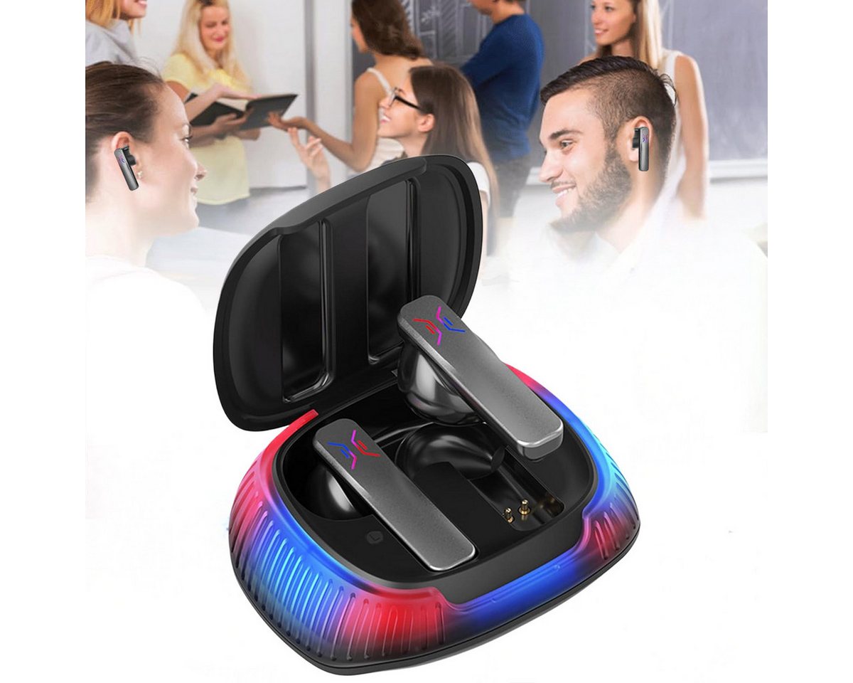 RWEUOQ Übersetzungs Kopfhörer, Online Sprachübersetzer Ohrhörer Bluetooth Bluetooth-Kopfhörer (Übersetzungsgenauigkeit von bis zu 98 %., Ohrhörer Übersetzergerät für Alltag, Arbeit, Reisen) von RWEUOQ