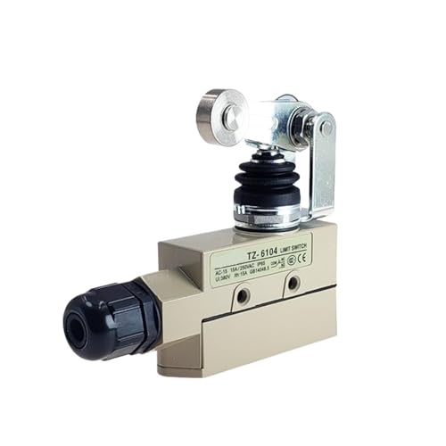 TZ-6104 TZ Endschalter NO NC 380 V Metallrollenkopf-Fahrschalter 15 A 250 V 380 V 1 Stück TZ-6104 TZ Endschalter NO NC 380 V Metallrollenkopf-Fahrschalter 15 A 250 V 380 V 1 Stück von RWGBSFJQ
