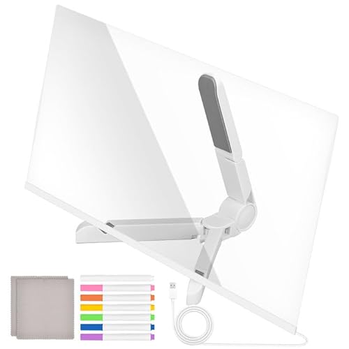 LED Notiztafel mit Farben Nachrichtentafel mit Leuchten mit 7 LED beleuchteten transparenten Neonstiften mit verstellbarem Ständer 20x30cm Notiztafel Abwischbar Drawing light LED Notiztafel mit Farben Nachrichtentafel mit Leuchten mit 7 LED beleuchteten transparenten Neonstiften mit verstellbarem Ständer 20x30cm Notiztafel Abwischbar Drawing light von RWSRW