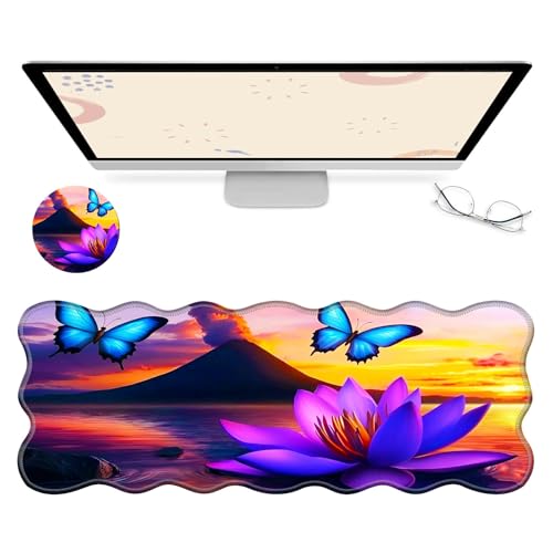 RWUTYTIUL Computer-Mauspad für Computer, wasserdicht, mit genähten Kanten, rutschfest, groß, für Büro/Zuhause/Arbeit/Gamer/Laptop/Laptop RWUTYTIUL Computer-Mauspad für Computer, wasserdicht, mit genähten Kanten, rutschfest, groß, für Büro/Zuhause/Arbeit/Gamer/Laptop/Laptop von RWUTYTIUL