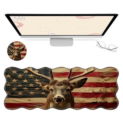 RWUTYTIUL Computer-Mauspad für Computer, wasserdicht, mit genähten Kanten, rutschfest, groß, für Büro/Zuhause/Arbeit/Gamer/Laptop/Laptop RWUTYTIUL Computer-Mauspad für Computer, wasserdicht, mit genähten Kanten, rutschfest, groß, für Büro/Zuhause/Arbeit/Gamer/Laptop/Laptop von RWUTYTIUL