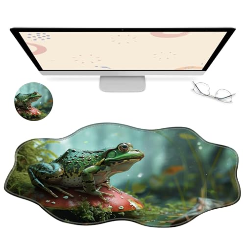 RWUTYTIUL Computer-Schreibtischmatte, wasserdichte Oberfläche, Schreibunterlage mit genähten Kanten, rutschfest, große Maus-Tastaturunterlage für Büro, Zuhause, Arbeit, Gamer, Laptop RWUTYTIUL Computer-Schreibtischmatte, wasserdichte Oberfläche, Schreibunterlage mit genähten Kanten, rutschfest, große Maus-Tastaturunterlage für Büro, Zuhause, Arbeit, Gamer, Laptop von RWUTYTIUL