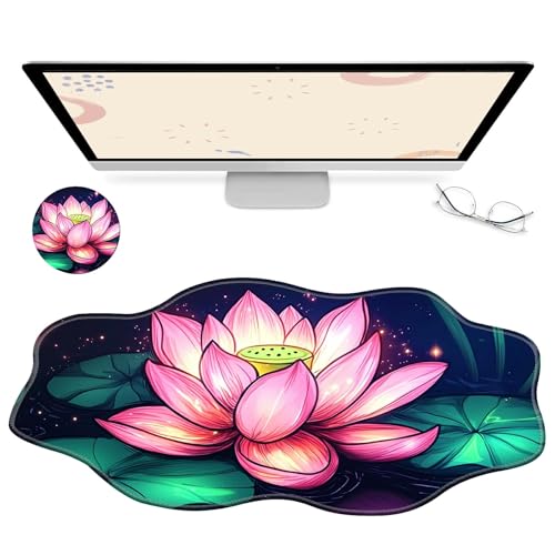 RWUTYTIUL Computer-Schreibtischmatte, wasserdichte Oberfläche, Schreibunterlage mit genähten Kanten, rutschfest, große Maus-Tastaturunterlage für Büro, Zuhause, Arbeit, Gamer, Laptop RWUTYTIUL Computer-Schreibtischmatte, wasserdichte Oberfläche, Schreibunterlage mit genähten Kanten, rutschfest, große Maus-Tastaturunterlage für Büro, Zuhause, Arbeit, Gamer, Laptop von RWUTYTIUL