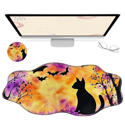 RWUTYTIUL Computer-Schreibtischmatte, wasserdichte Oberfläche, Schreibunterlage mit genähten Kanten, rutschfest, große Maus-Tastaturunterlage für Büro, Zuhause, Arbeit, Gamer, Laptop RWUTYTIUL Computer-Schreibtischmatte, wasserdichte Oberfläche, Schreibunterlage mit genähten Kanten, rutschfest, große Maus-Tastaturunterlage für Büro, Zuhause, Arbeit, Gamer, Laptop von RWUTYTIUL