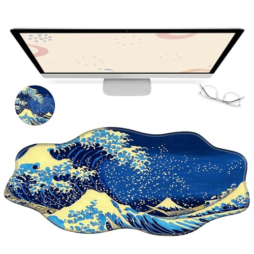 RWUTYTIUL Computer-Schreibtischmatte, wasserdichte Oberfläche, Schreibunterlage mit genähten Kanten, rutschfest, große Maus-Tastaturunterlage für Büro, Zuhause, Arbeit, Gamer, Laptop RWUTYTIUL Computer-Schreibtischmatte, wasserdichte Oberfläche, Schreibunterlage mit genähten Kanten, rutschfest, große Maus-Tastaturunterlage für Büro, Zuhause, Arbeit, Gamer, Laptop von RWUTYTIUL