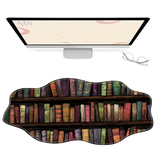 RWUTYTIUL Computer-Schreibtischmatte, wasserdichte Oberfläche, Schreibunterlage mit genähten Kanten, rutschfest, große Maus-Tastaturunterlage für Büro, Zuhause, Arbeit, Gamer, Laptop RWUTYTIUL Computer-Schreibtischmatte, wasserdichte Oberfläche, Schreibunterlage mit genähten Kanten, rutschfest, große Maus-Tastaturunterlage für Büro, Zuhause, Arbeit, Gamer, Laptop von RWUTYTIUL