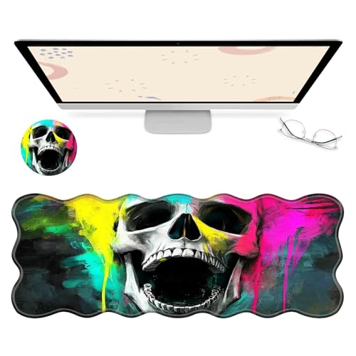 RWUTYTIUL Computer-Schreibtischmatte, wasserdichte Oberfläche, Schreibunterlage mit genähten Kanten, rutschfest, große Maus-Tastaturunterlage für Büro, Zuhause, Arbeit, Gamer, Laptop RWUTYTIUL Computer-Schreibtischmatte, wasserdichte Oberfläche, Schreibunterlage mit genähten Kanten, rutschfest, große Maus-Tastaturunterlage für Büro, Zuhause, Arbeit, Gamer, Laptop von RWUTYTIUL