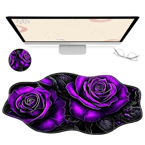 RWUTYTIUL Computer-Schreibtischmatte, wasserdichte Oberfläche, Schreibunterlage mit genähten Kanten, rutschfest, große Maus-Tastaturunterlage für Büro, Zuhause, Arbeit, Gamer, Laptop RWUTYTIUL Computer-Schreibtischmatte, wasserdichte Oberfläche, Schreibunterlage mit genähten Kanten, rutschfest, große Maus-Tastaturunterlage für Büro, Zuhause, Arbeit, Gamer, Laptop von RWUTYTIUL