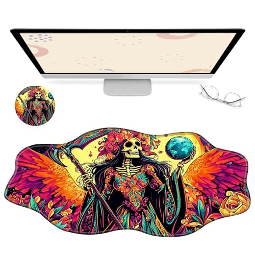 RWUTYTIUL Computer-Schreibtischmatte, wasserdichte Oberfläche, Schreibunterlage mit genähten Kanten, rutschfest, große Maus-Tastaturunterlage für Büro, Zuhause, Arbeit, Gamer, Laptop RWUTYTIUL Computer-Schreibtischmatte, wasserdichte Oberfläche, Schreibunterlage mit genähten Kanten, rutschfest, große Maus-Tastaturunterlage für Büro, Zuhause, Arbeit, Gamer, Laptop von RWUTYTIUL