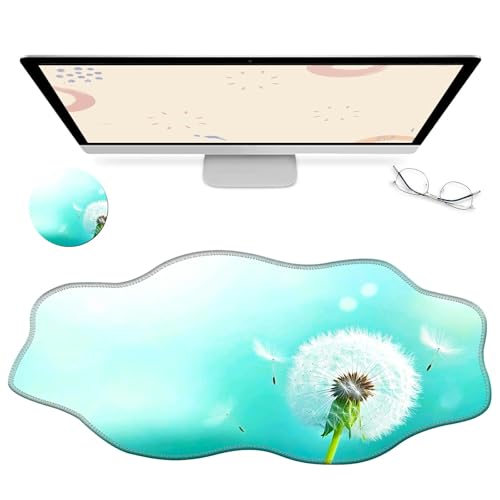 RWUTYTIUL Computer-Schreibtischmatte, wasserdichte Oberfläche, Schreibunterlage mit genähten Kanten, rutschfest, große Maus-Tastaturunterlage für Büro, Zuhause, Arbeit, Gamer, Laptop RWUTYTIUL Computer-Schreibtischmatte, wasserdichte Oberfläche, Schreibunterlage mit genähten Kanten, rutschfest, große Maus-Tastaturunterlage für Büro, Zuhause, Arbeit, Gamer, Laptop von RWUTYTIUL