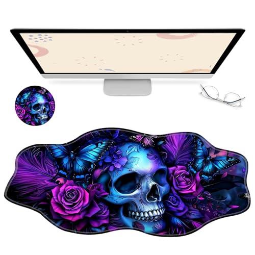 RWUTYTIUL Computer-Schreibtischmatte, wasserdichte Oberfläche, Schreibunterlage mit genähten Kanten, rutschfest, große Maus-Tastaturunterlage für Büro, Zuhause, Arbeit, Gamer, Laptop RWUTYTIUL Computer-Schreibtischmatte, wasserdichte Oberfläche, Schreibunterlage mit genähten Kanten, rutschfest, große Maus-Tastaturunterlage für Büro, Zuhause, Arbeit, Gamer, Laptop von RWUTYTIUL