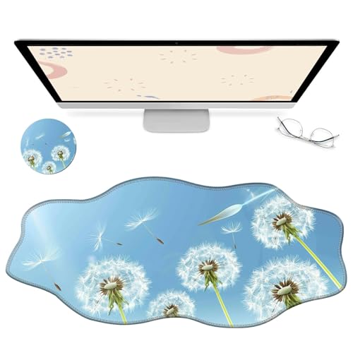 RWUTYTIUL Computer-Schreibtischmatte, wasserdichte Oberfläche, Schreibunterlage mit genähten Kanten, rutschfest, große Maus-Tastaturunterlage für Büro, Zuhause, Arbeit, Gamer, Laptop RWUTYTIUL Computer-Schreibtischmatte, wasserdichte Oberfläche, Schreibunterlage mit genähten Kanten, rutschfest, große Maus-Tastaturunterlage für Büro, Zuhause, Arbeit, Gamer, Laptop von RWUTYTIUL