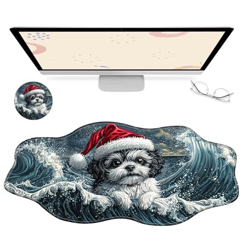 RWUTYTIUL Computer-Schreibtischmatte, wasserdichte Oberfläche, Schreibunterlage mit genähten Kanten, rutschfest, große Maus-Tastaturunterlage für Büro, Zuhause, Arbeit, Gamer, Laptop RWUTYTIUL Computer-Schreibtischmatte, wasserdichte Oberfläche, Schreibunterlage mit genähten Kanten, rutschfest, große Maus-Tastaturunterlage für Büro, Zuhause, Arbeit, Gamer, Laptop von RWUTYTIUL