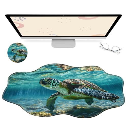 RWUTYTIUL Computer-Schreibtischmatte, wasserdichte Oberfläche, Schreibunterlage mit genähten Kanten, rutschfest, große Maus-Tastaturunterlage für Büro, Zuhause, Arbeit, Gamer, Laptop RWUTYTIUL Computer-Schreibtischmatte, wasserdichte Oberfläche, Schreibunterlage mit genähten Kanten, rutschfest, große Maus-Tastaturunterlage für Büro, Zuhause, Arbeit, Gamer, Laptop von RWUTYTIUL