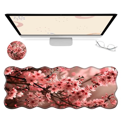 RWUTYTIUL Computer-Schreibtischmatte, wasserdichte Oberfläche, Schreibunterlage mit genähten Kanten, rutschfest, große Maus-Tastaturunterlage für Büro, Zuhause, Arbeit, Gamer, Laptop RWUTYTIUL Computer-Schreibtischmatte, wasserdichte Oberfläche, Schreibunterlage mit genähten Kanten, rutschfest, große Maus-Tastaturunterlage für Büro, Zuhause, Arbeit, Gamer, Laptop von RWUTYTIUL