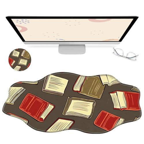 RWUTYTIUL Computer-Schreibtischmatte, wasserdichte Oberfläche, Schreibunterlage mit genähten Kanten, rutschfest, große Maus-Tastaturunterlage für Büro, Zuhause, Arbeit, Gamer, Laptop RWUTYTIUL Computer-Schreibtischmatte, wasserdichte Oberfläche, Schreibunterlage mit genähten Kanten, rutschfest, große Maus-Tastaturunterlage für Büro, Zuhause, Arbeit, Gamer, Laptop von RWUTYTIUL