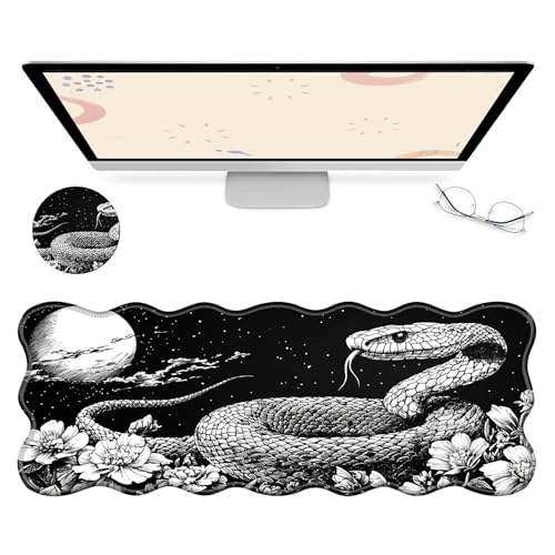 RWUTYTIUL Computer-Schreibtischunterlage, wasserdichte Oberfläche, Schreibunterlage mit genähten Kanten, rutschfest, große Maus-Tastaturunterlage für Büro, Zuhause, Arbeit, Gamer, Laptop RWUTYTIUL Computer-Schreibtischunterlage, wasserdichte Oberfläche, Schreibunterlage mit genähten Kanten, rutschfest, große Maus-Tastaturunterlage für Büro, Zuhause, Arbeit, Gamer, Laptop von RWUTYTIUL