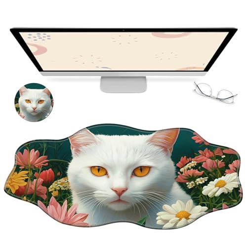 RWUTYTIUL Computer-Schreibtischunterlage, wasserdichte Oberfläche, Schreibunterlage mit genähten Kanten, rutschfest, große Maus-Tastaturunterlage für Büro, Zuhause, Arbeit, Gamer, Laptop RWUTYTIUL Computer-Schreibtischunterlage, wasserdichte Oberfläche, Schreibunterlage mit genähten Kanten, rutschfest, große Maus-Tastaturunterlage für Büro, Zuhause, Arbeit, Gamer, Laptop von RWUTYTIUL