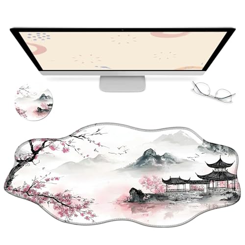 RWUTYTIUL Computer-Schreibtischunterlage, wasserdichte Oberfläche, Schreibunterlage mit genähten Kanten, rutschfest, große Maus-Tastaturunterlage für Büro, Zuhause, Arbeit, Gamer, Laptop RWUTYTIUL Computer-Schreibtischunterlage, wasserdichte Oberfläche, Schreibunterlage mit genähten Kanten, rutschfest, große Maus-Tastaturunterlage für Büro, Zuhause, Arbeit, Gamer, Laptop von RWUTYTIUL