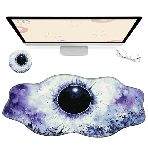 RWUTYTIUL Computer-Schreibtischunterlage, wasserdichte Oberfläche, Schreibunterlage mit genähten Kanten, rutschfest, große Maus-Tastaturunterlage für Büro, Zuhause, Arbeit, Gamer, Laptop RWUTYTIUL Computer-Schreibtischunterlage, wasserdichte Oberfläche, Schreibunterlage mit genähten Kanten, rutschfest, große Maus-Tastaturunterlage für Büro, Zuhause, Arbeit, Gamer, Laptop von RWUTYTIUL