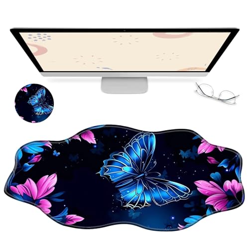 RWUTYTIUL Computer-Schreibtischunterlage, wasserdichte Oberfläche, Schreibunterlage mit genähten Kanten, rutschfest, große Maus-Tastaturunterlage für Büro, Zuhause, Arbeit, Gamer, Laptop RWUTYTIUL Computer-Schreibtischunterlage, wasserdichte Oberfläche, Schreibunterlage mit genähten Kanten, rutschfest, große Maus-Tastaturunterlage für Büro, Zuhause, Arbeit, Gamer, Laptop von RWUTYTIUL