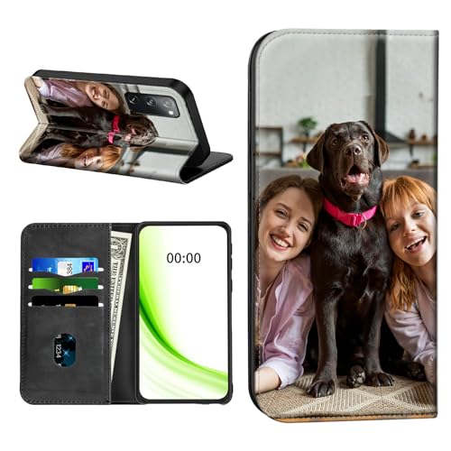 RWUTYTIUL Klapphülle für Samsung Galaxy S20 FE 5G 16,5 cm (6,5 Zoll), mit Kreditkartenfach, stoßfest, magnetische Hülle mit praktischen Kartenfächern, Ständer, Handyhülle, RFID-Blockierung von RWUTYTIUL