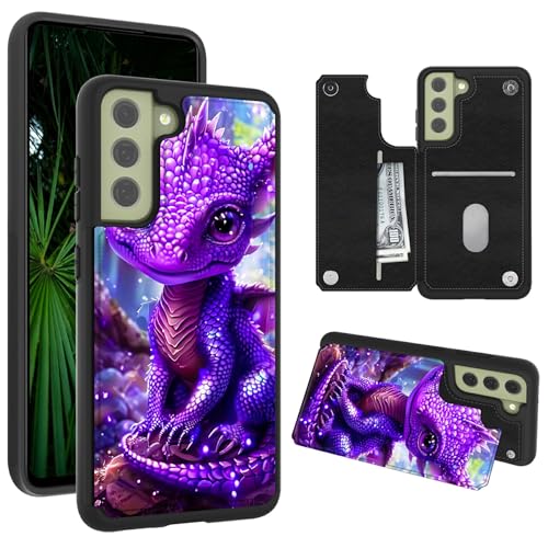 RWUTYTIUL Schutzhülle für Samsung Galaxy S24 Plus 6,7 Zoll mit Kreditkartenhalter, stoßfest, schützend, weiches Silikon, Ständer, doppelter Magnetverschluss, Handyhülle für Galaxy S24 Plus, lila RWUTYTIUL Schutzhülle für Samsung Galaxy S24 Plus 6,7 Zoll mit Kreditkartenhalter, stoßfest, schützend, weiches Silikon, Ständer, doppelter Magnetverschluss, Handyhülle für Galaxy S24 Plus, lila von RWUTYTIUL