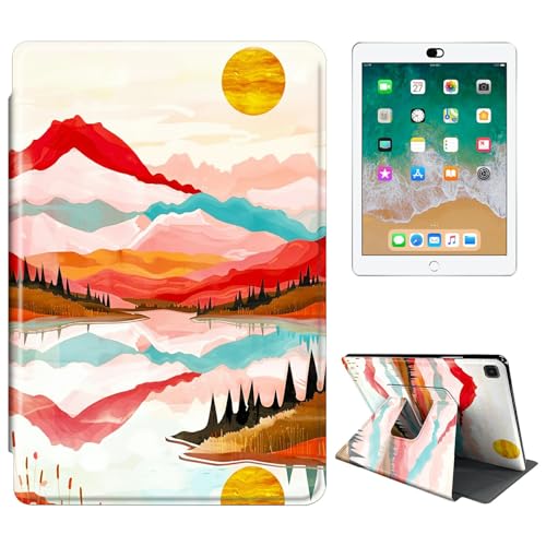 RWUTYTIUL Schutzhülle für Samsung Galaxy Tab A 25,7 cm (10,1 Zoll) 2019 (SM-T510/SM-T515/SM-T517) Tablet-Hülle, 360 Grad drehbar, stoßfest, Schutzhülle mit Ständer, für Damen und Herren, Pink Range von RWUTYTIUL