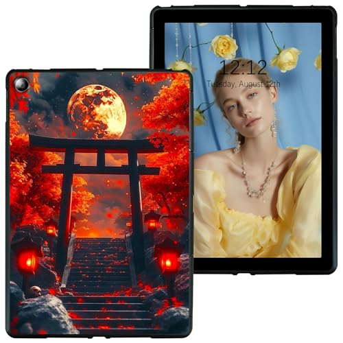RWUTYTIUL Schutzhülle für Samsung Galaxy Tab A 8,4 Zoll 2020 SM-T307/SM-T307U Schwarz Tablet-Hülle, stoßfeste Schutzhülle, flexibel, matt, leicht, TPU-Hülle für Galaxy Tab A 8,4 Zoll 2020, Rot von RWUTYTIUL