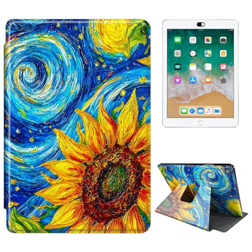 RWUTYTIUL Schutzhülle für Samsung Galaxy Tab A9 Plus 11 Zoll 2023 Modell (SM-X210/X216/X218) Tablet-Hülle, 360 Grad drehbar, stoßfest, Schutzhülle mit Ständer, für Damen und Herren von RWUTYTIUL