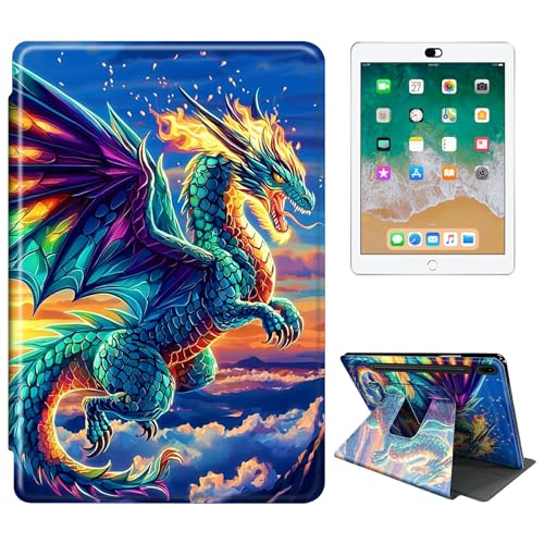 RWUTYTIUL Schutzhülle für Samsung Galaxy Tab S10 Ultra 2024/S9 Ultra 2023/S8 Ultra 2022 14,6 Zoll Tablet Hülle, 360 Grad drehbar, stoßfest, Schutzhülle mit Standfunktion, für Damen und Herren, Blauer von RWUTYTIUL