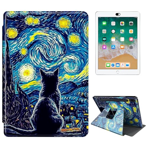 RWUTYTIUL Schutzhülle für Samsung Galaxy Tab S10 Ultra 2024/S9 Ultra 2023/S8 Ultra 2022 14,6 Zoll Tablet Hülle, 360 Grad drehbar, stoßfest, Schutzhülle mit Standfunktion, für Damen und Herren, Galaxie von RWUTYTIUL