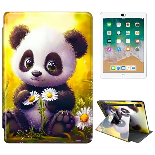 RWUTYTIUL Schutzhülle für Samsung Galaxy Tab S6 Lite 10,4 Zoll 2024/2022/2020 (SM-P620/P625/P613/P619/P610/P615) Tablet-Hülle, 360 Grad drehbar, stoßfest, Schutzhülle mit Standfunktion, für Damen und von RWUTYTIUL