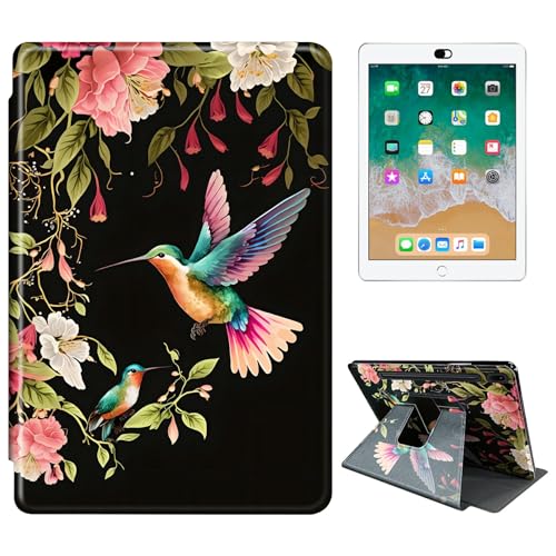 RWUTYTIUL Schutzhülle für Samsung Galaxy Tab S9 11 Zoll 2023/S9 FE 10,9 Zoll SM-X710/X716B/X718U/SM-X510/X516B Tablet-Hülle, 360 Grad drehbar, stoßfest, Schutzhülle mit Standfunktion, für Damen und von RWUTYTIUL