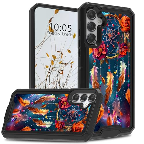 RWUTYTIUL Schutzhülle für Samsung S24 Plus 6,7 Zoll (17 cm) für Damen und Herren, strapazierfähig, stoßfest, zweilagig, Silikon, robuste Stoßfängerhülle für Samsung Galaxy S24 Plus, Traum-Liegenetz von RWUTYTIUL