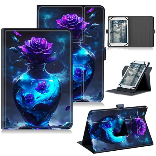 RWUTYTIUL Schutzhülle für Walmart Onn 11 Zoll Pro 2024 Modell 100146660 Universal-Tablet-Hülle, 360 Grad drehbarer Ständer, Schutzhülle mit Standfunktion und mehreren Betrachtungsmöglichkeiten von RWUTYTIUL
