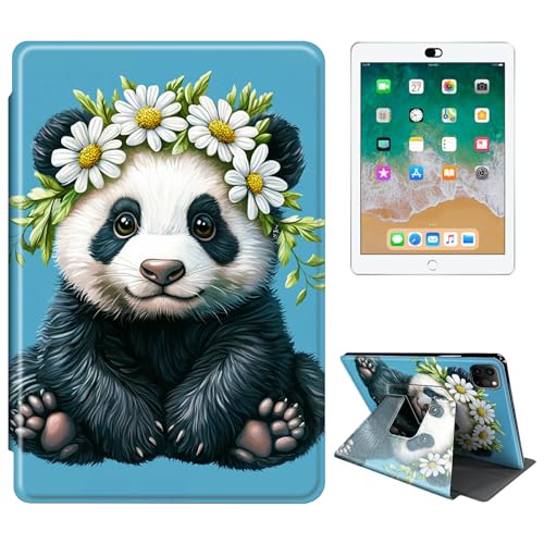 RWUTYTIUL Schutzhülle für iPad Air 13 Zoll (M3 2025/M2 2024), iPad Pro 12,9 Zoll (6. / 5. Generation 2022/2021), Tablet-Hülle, 360 Grad drehbar, stoßfest, Schutzhülle mit Ständer, für Damen und Herren von RWUTYTIUL