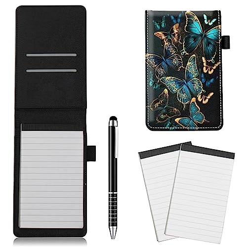 RWUTYTIUL Taschennotizbuch 8,6 x 14 cm mit Stift, 2 Stück Notizbuch, Taschennotizblock für Schulbeamter, Detektiv, Privatdetektiv, Kellnerin, Studen, Reisen, Feldarbeit, Server, Notizblöcke RWUTYTIUL Taschennotizbuch 8,6 x 14 cm mit Stift, 2 Stück Notizbuch, Taschennotizblock für Schulbeamter, Detektiv, Privatdetektiv, Kellnerin, Studen, Reisen, Feldarbeit, Server, Notizblöcke von RWUTYTIUL