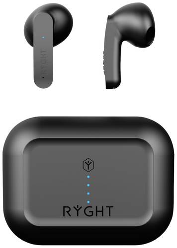 RYGHT MINO In Ear Headset Bluetooth® Stereo Schwarz Mikrofon-Rauschunterdrückung Batterieladeanzei von RYGHT