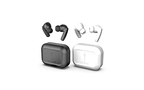 RYGHT - Pulse ANC – Bluetooth-Kopfhörer mit Geräuschunterdrückungstechnologie (Active Noise Canceling) – Akkulaufzeit 6 Stunden + 30 Stunden Ladezeit im Gehäuse – Schwarz von RYGHT