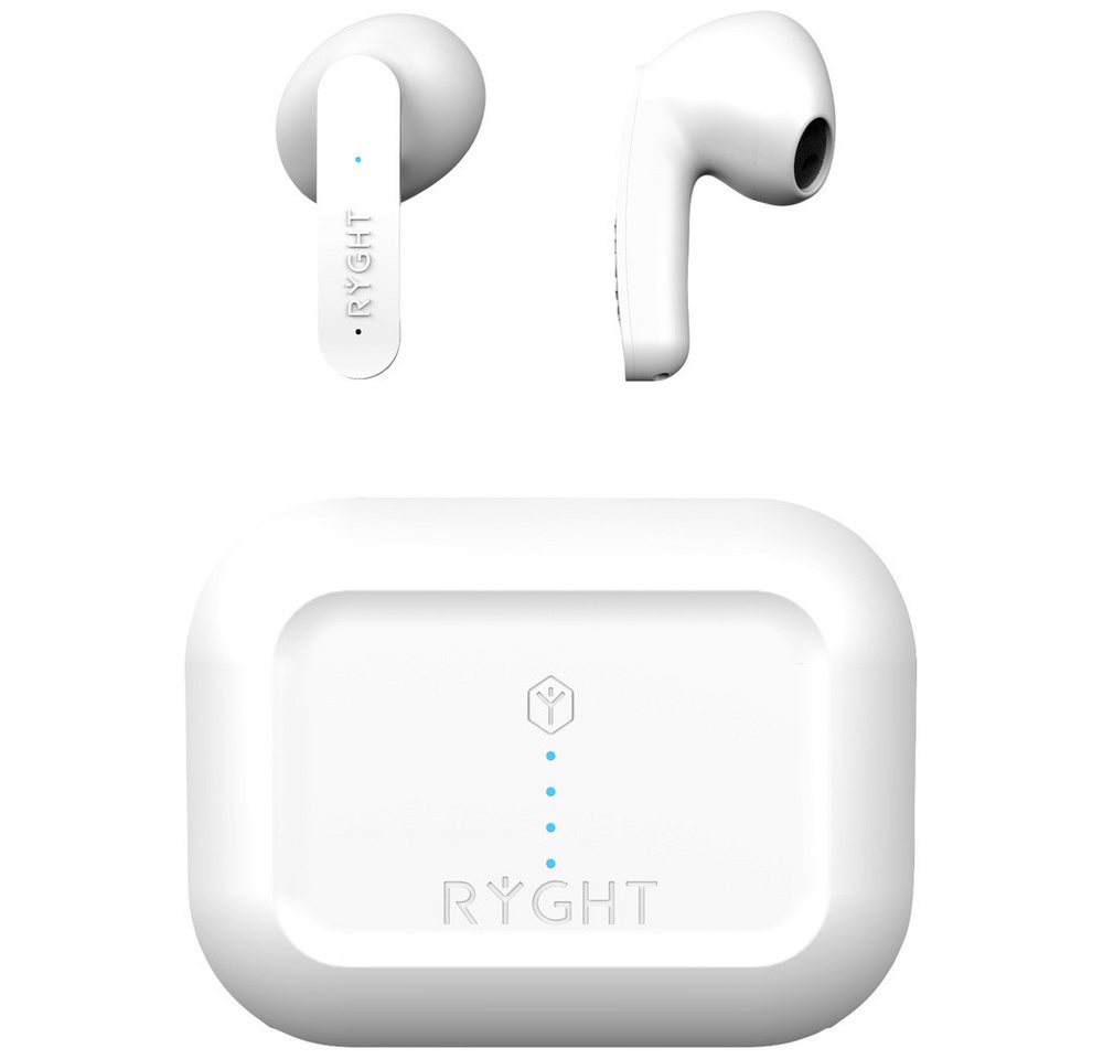 RYGHT RYGHT MINO In Ear Headset Bluetooth® Stereo Weiß Mikrofon-Rauschunte Kopfhörer von RYGHT