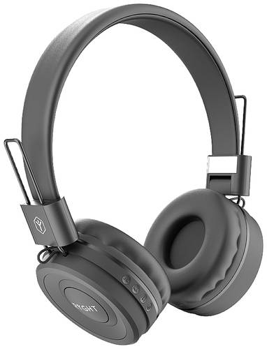 RYGHT VIVA On Ear Kopfhörer Bluetooth®, kabelgebunden Schwarz Faltbar, Headset, Lautstärkeregelung von RYGHT