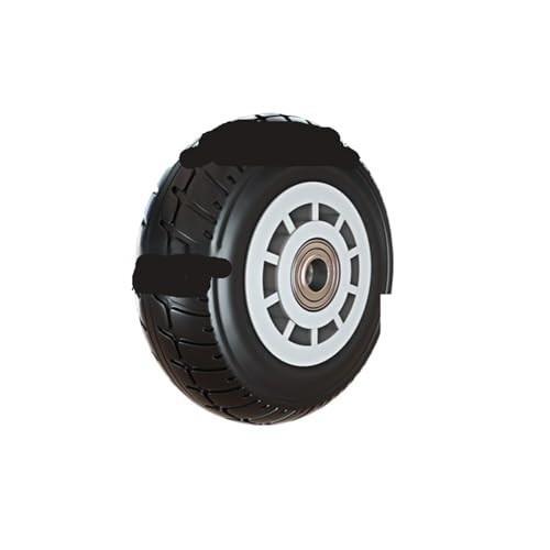 1 Stück 6-Zoll-Schwerlastrollen, Gummi vergoldet // TPR-Breite 50 mm, leises Rad, Universalwagen, Industrieanhänger, einzeln(Humavee) von RYVEWZOOE
