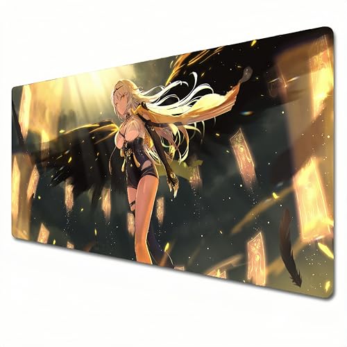 Zenless Zone Zero Mauspad, XL, Gelb, großes Gaming-Mauspad, 800 x 300 cm, geeignet für Tastatur-Pads und Schreibtischunterlagen für das Heimbüro. YiXuan (XL) von RYZLSVFB