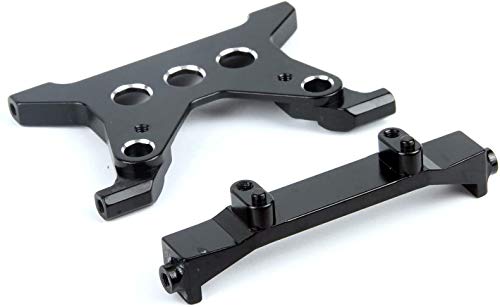 RZXYL Aluminium-Legierung Batterie Tray Halterung Halterungen für 1/10 Axial SCX10 III AXI03007 RC Crawler Auto Upgrades Teile (schwarz) von RZXYLRC
