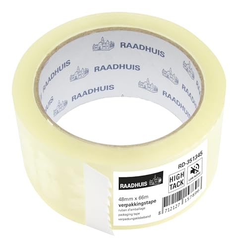 Verpackungsklebeband Raadhuis PP 48mmx66m transparant high tack low noise Verpackungsklebeband Raadhuis PP 48mmx66m transparant high tack low noise von Raadhuis